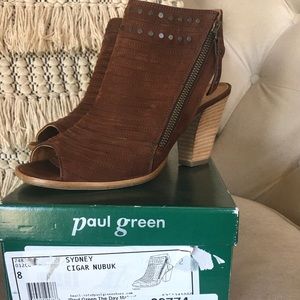 Paul Green Sydney open tie booties